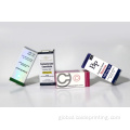 Custom vial label box braille label printing